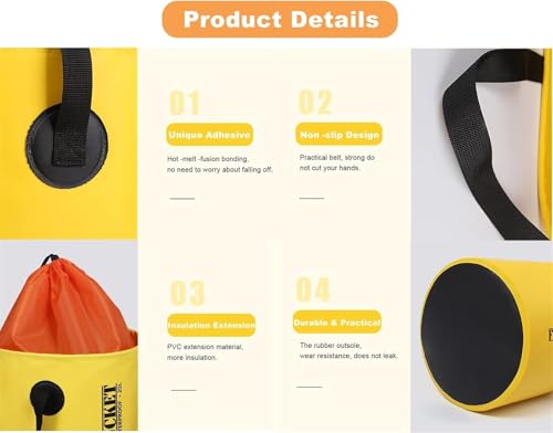 Baño de pies portátil plegable para camping y viaje miniatura 4
