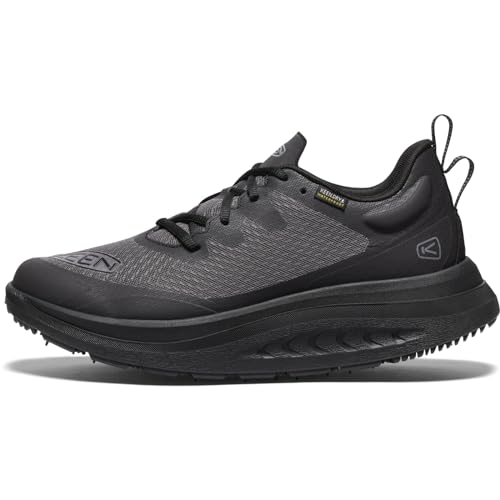 KEEN Men's Wk400 Performance Waterproof Walking Black3