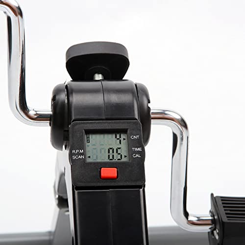 Bicicleta mini portátil con pedales y pantalla LCD miniatura 5