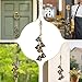 2 Piece Witch Bells for Door,Bells for Door Knob,Witches Bells for Door for Protection,Coffee Shop and Store Decorative Wind Chimes,Decorative Bells for Holidays Such As Christmas and New Year