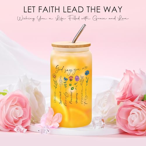 Image of Christian Gifts for Women Religious Gifts for Women Inspirational Catholic Gift for Woman Spiritual Bible Verse Accessories for Baptism Faith Based Jesus Gift Set Stuff for Teacher Mom Grandma Wife