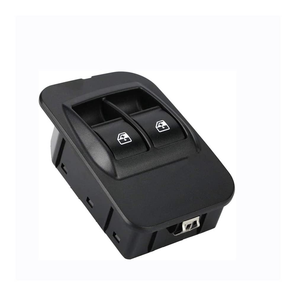 WOLWES Interruptor Ventana Energía para Peugeot para Bipper Power Interruptor De Control Ventana Puerta Conductor Izquierdo Botón Elevador Vidrio 735461275 Control Elevalunas Eléctrico