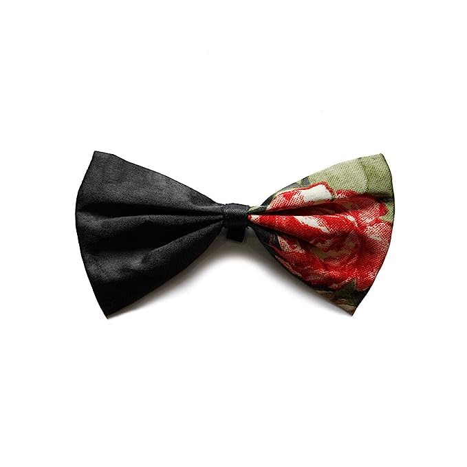 Funketti Pet Dog and Cat Bow Tie Dark Bloom Floral Stain Printed Easy to Use Anti Chafing Elastic Strap Gift for Pets Dogs & Cats Scarf Tie/L-XL (B0C81Z8QGT) Amazon Price History, Amazon Price Tracker