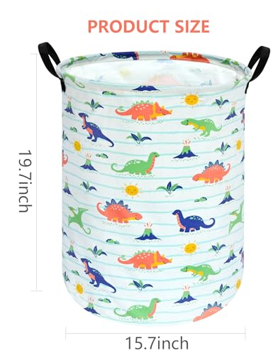 Image of Round Laundry Basket Storage Bins Nursery Hamper Gift Baskets for Home,Office,Home Decor