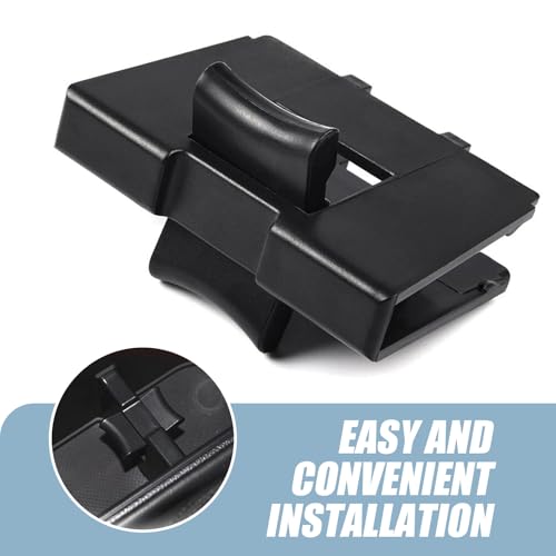 Insertor para portavasos de carro 3.15 x 2.32 pulg ABS negro miniatura 7