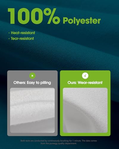 Image of Pureegg Polyester Tablecloth 60 inch x 84 inch Reusable & Washable Caribbean
