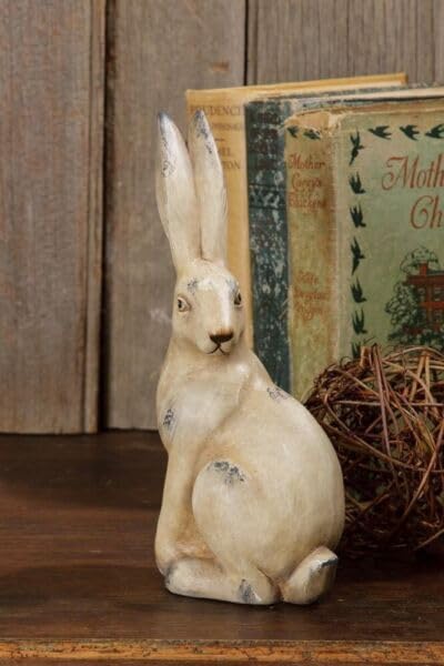 New-Primitive-Country-Rabbit-Sitting-8-T-Easter-Bunny-Farmhouse-French-Spring-for-Holiday-Kitchen-Farmhouse-Home-Decor New Primitive Country Rabbit Sitting 8 T Easter Bunny Farmhouse French Spring for Holiday Kitchen Farmhouse Home Decor