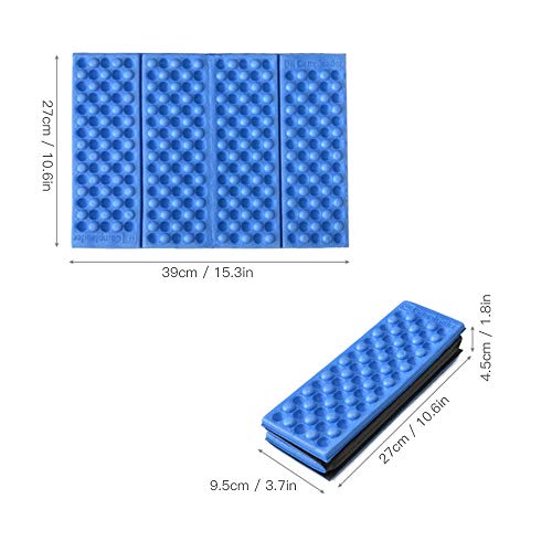 Ajcoflt Tapete de acampamento dobrável 39 27 cm, almofada de espuma de EVA, portátil, impermeável, p