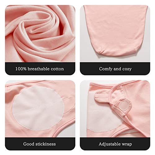 Image of Little Tots Swaddle Blanket for Baby Girl Boy Easy Change Infant Wrap 2 or 3 Pack Adjustable Sleep Sack for Newborn Babies 0-3 Month (Rabbit & Sheep)