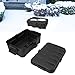 Large Capacity Cable Box, Outdoor Electrical Box for Lawn Garden Tools, Holiday Lighting, Security Cameras (Black)