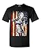 Marilyn Monroe Bikini American FlagT-shirt #61444 Marilyn Monroe Shirts Large Black