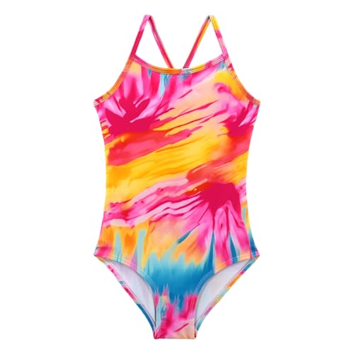 Image of BAYIMEE Girls One Pieces Swimsuit Cute Swimwear Bathing Suits 2-12 Years