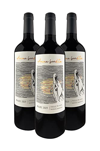Ánima Bendita Malbec Vino Tinto - Mendoza, Argentina - pack 3 Botellas 75 cl.