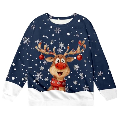 Generisch Festlicher Kinderpullover mit Rentier Druck weicher...