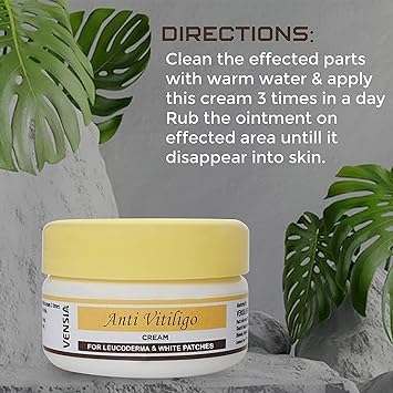 Miniatura 2 de Crema antivitíligo  Súper eficaz en vitíligo, parches blancos, decoloración de la piel, eliminación de cicatrices  80gm