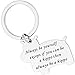 HUTIMY Encouragement Gifts Keychain For Women Men Hippo Encouraging Keyring Present Merch Hippos Encourage Key Chain Jewelry Hippo Encouragement Keychain