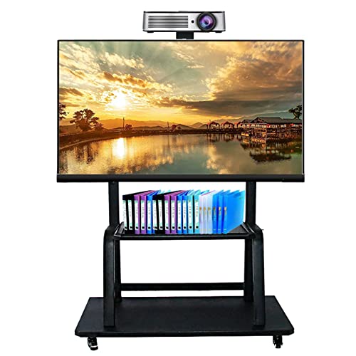 Soporte móvil para TV de piso con ruedas hasta 75 pulgadas miniatura 1