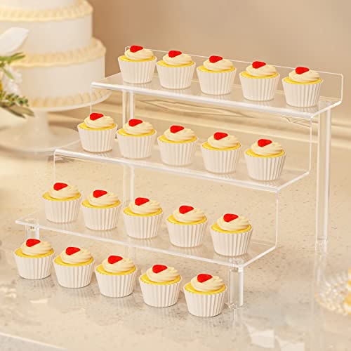 Grarry Acrylic Risers Display Shelf, 9” Perfume Organizer Stand, Acrylic Riser For Display Compatible With Funko Pop Shelf, Acrylic Display Stands For Cupcake Stand Cologne Organizer Perfume Holder #TOP3