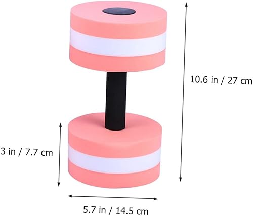 Miniatura 4 de BESPORTBLE 4 unidades de equipo de fitness Eva Barbells Pesos de agua Piscina Pesas de Agua Pesas de Agua