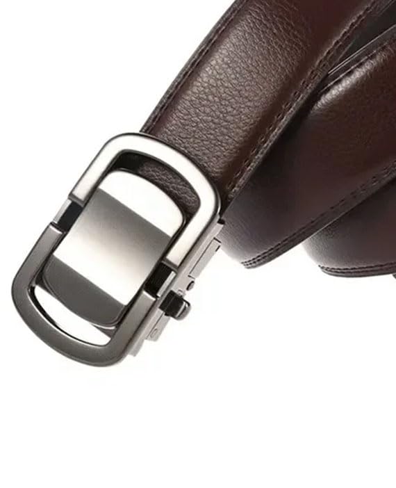 Men Comfortable Leather Belt with Elegant Pin Buckle for Casual Outfits2