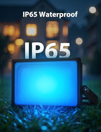 Onforu RGBW LED Flood Light Outdoor, Color Changing Landscape Floodlights - Image 9