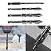 681012mm Carbide Head Drill Bit Eccentric Suitable for Granite Tile Wood Metal Glass Drilling with Hand and Electric Tools (6+8+10+12mm)