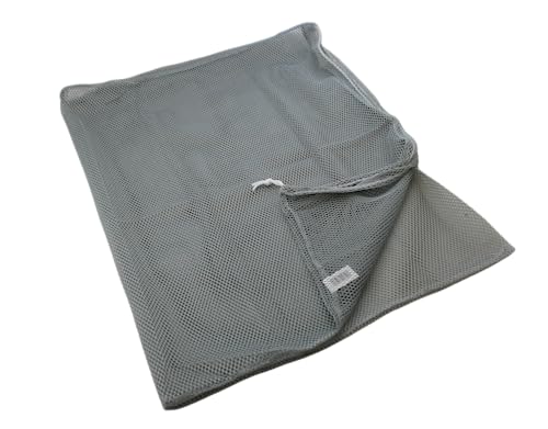 Dependable Industries 2-Pack Mesh Laundry Bags: Organize Clothes, Drawstring Closure; Random Color Assortment, Durable Polyester, 22" x 29", for Laundry, Sports Gear, Beach Items3