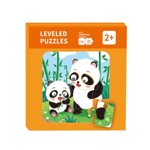 Puzzles Magnétiques pour Enfants de 3-4-5 Ans, Jisrcha Puzzle Voyage, 73 Pièces 4 en 1 Puzzles Magnétiques d'animaux pour L'avion et La Voiture Voyage, Jouets pour Garçons et Filles (A)