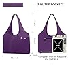 HAWEE Tote Bag, Purple, One Size #1