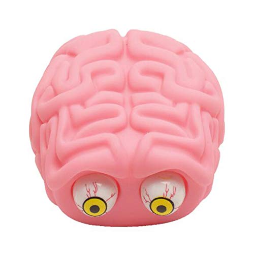 Peowuieu Flippy Brain Squishy Eye Popping Squeeze Stuff Prank Gadgets Stress Relief Sensory ADHD Autism Gags Toy