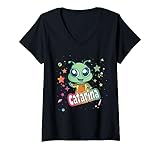CATARINA - Hermoso nombre de niña con extraterrestre lindo Camiseta Cuello V