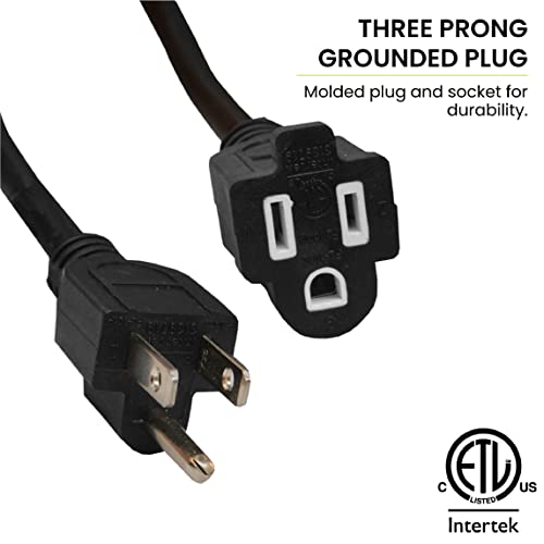Gogreen Power (Gg-13800Bk) 14/3 100’ Sjtw Outdoor Extension Cord, Black, 100 Ft #TOP2