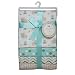 CRIBMATES Petite L'Amour Receiving Blankets Baby Boys Happy Hippo