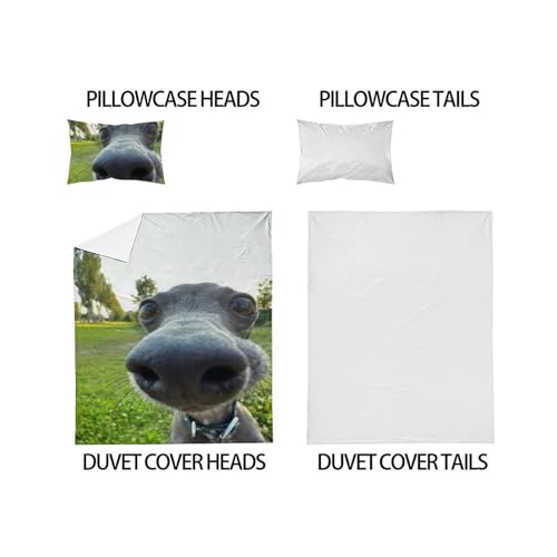 Linge de lit chiots 3D de qualité supérieure en microfibre résistante - 5
