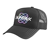 Kpop Demon Hunters Band Logo Officially Licensed Trucker Hat with Adjustable Mesh Back, Black