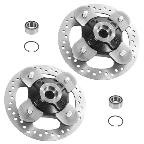RALBDX Wheel Hub Bearing Studs & Rotors for RZR XP 1000/RS1