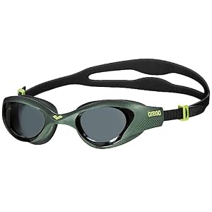 ARENA The One Unisex-Schwimmbrille für Erwachsene, Schwimmbrille mit Großen Gläsern, Anti-Beschlag und UV-Schutz, Selbstjustierender Nasensteg, Orbit-Proof-Dichtungen
