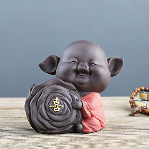 Animal de compagnie de thé en sable violet A4 pour décoration de table basse - 2