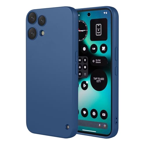 Image of for Nothing Phone (3a) Lite 5G Case Liquid Silicone Feel Soft TPU Protective Phone Cover - Blue