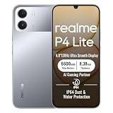 realme P4 Lite Smartphone 4+128GB, Grey