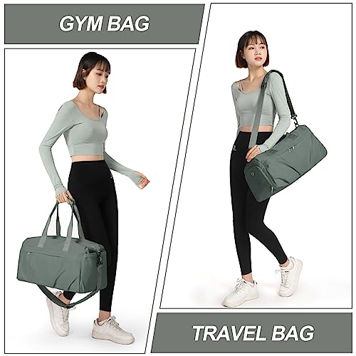 Seeksop Gym Bag For Women And Men, Workout Bag For Sports Waterproof Dufflebag With Shoe And Wet Clothes Compartments #TOP7