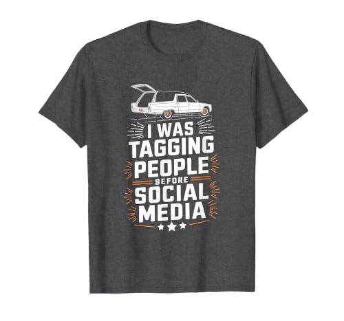 Mortual Embalmer I was Tagging People Before Social Media T-Shirt, Men, Dark Heather Grey, 3X-Large