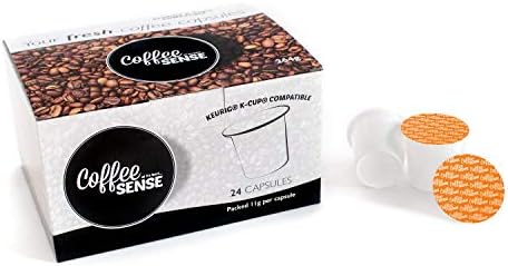 Medium Roast Capsules, Compatible with Keurig K140/K150, 24 Pack Italian Roast