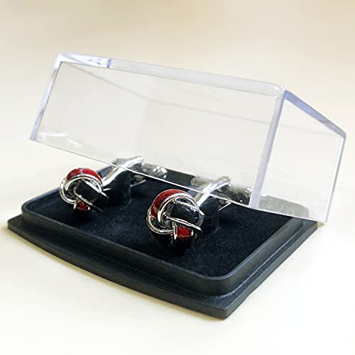 Image of S&W Wedding Cufflinks for Men Cuffs with Gift Box Business for Tuxedo Shirt