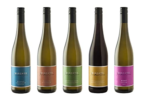 WEIN WISCHER Probierpaket QUALITÄTSWEINE Cuvées Weinpaket (5 x 0,75l) Silvaner & Traminer, Silvaner & Scheurebe, Weiß- & Grauburgunder, Spät- und Frühburgunder, Rosé, Wein, Geschenk, Frankenwein Cover