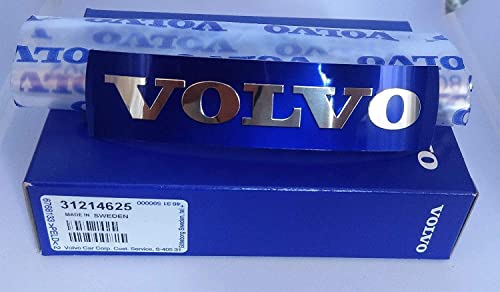 Genuine Volvo 31214625, Front Radiator Grille Blue Emblem #TOP1
