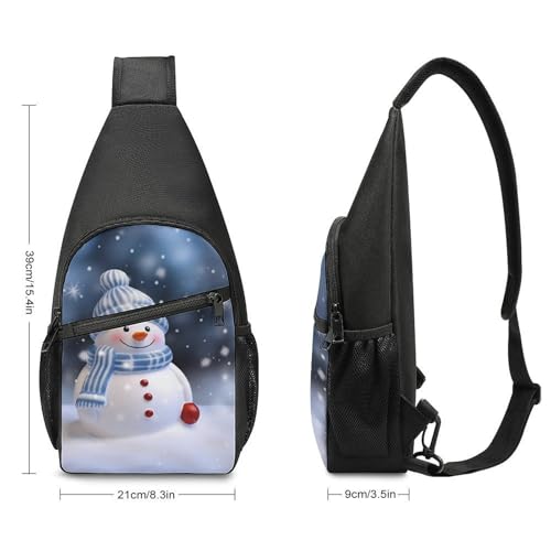 Bolso bandolera deportivo navideño para hombre y mujer miniatura 2