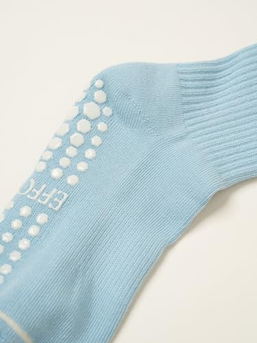 Image of Shapes Studio Half Calf Grip Socks, Cute Fruit Pilates Socks, Ruffle Socks, Non-Slip for Barre Yoga