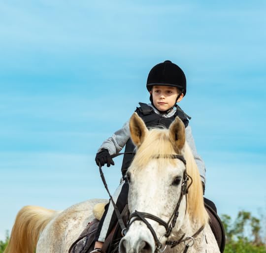 Zerone Safety Vest Equestrian Horse Vest, Acrylic Main for Children Regular Size (S), Black - Image 4