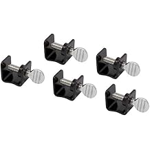 AES Industries Mini Panel Clamp 5 Pack - Usable 1/2" Jaw Opening with 1/2" Throat Depth